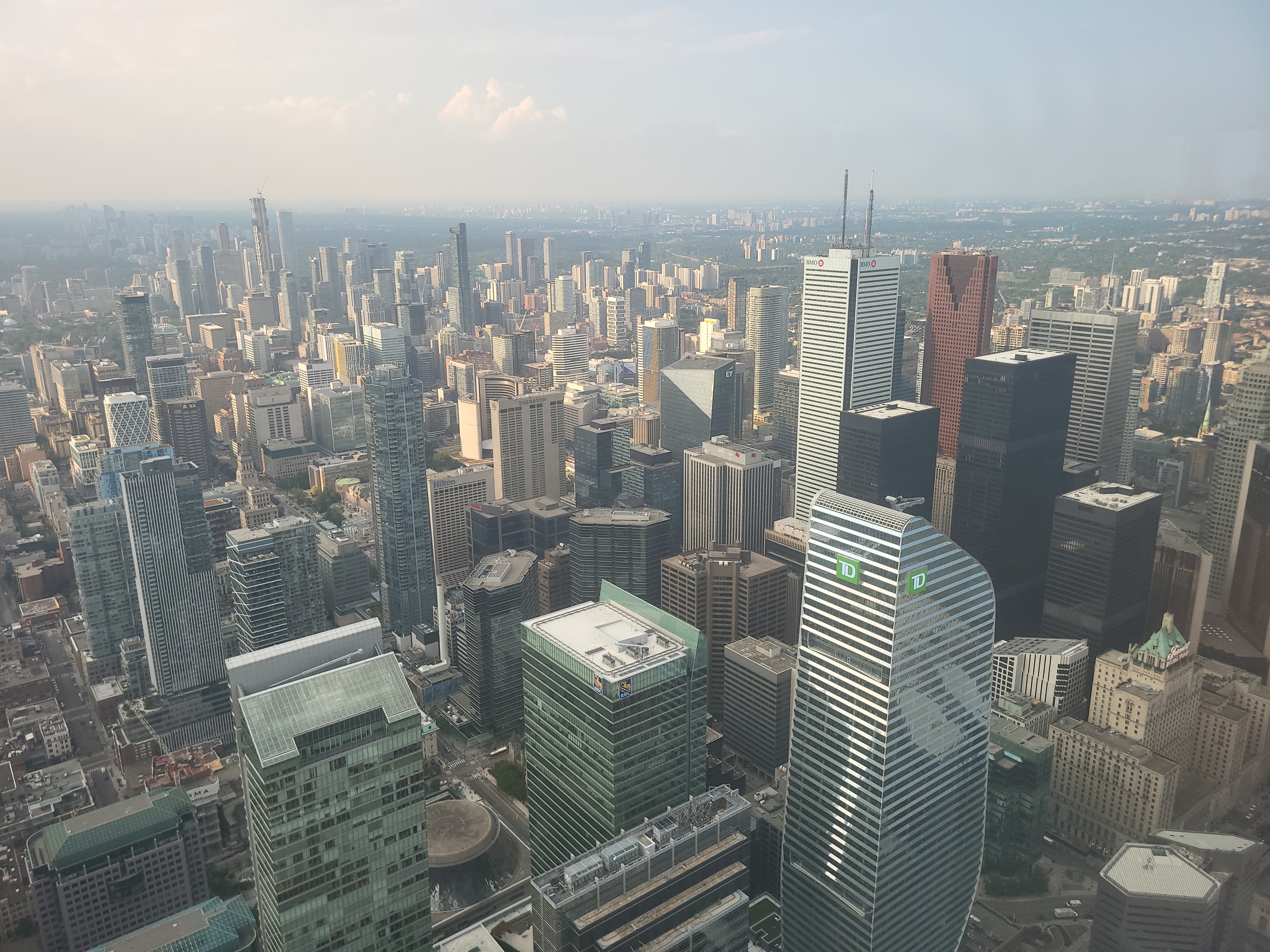 photo taken on the cn tower